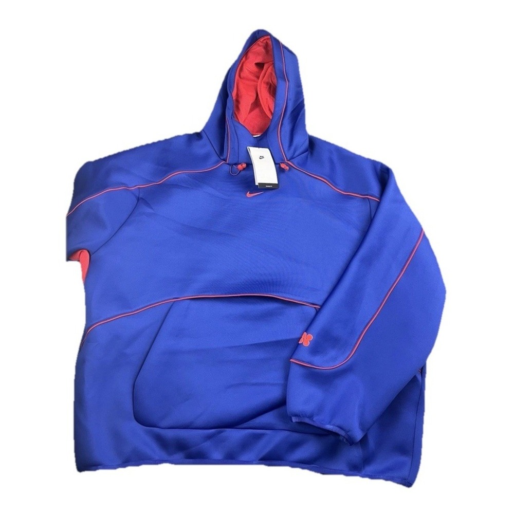 Nike Project Frog Men Size 2XL Oversized Pullover Hoodie Deep Night HQ0465-539 - Picture 2 of 8